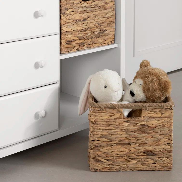 Cotton Candy 3-Drawer Dresser with Storage Baskets