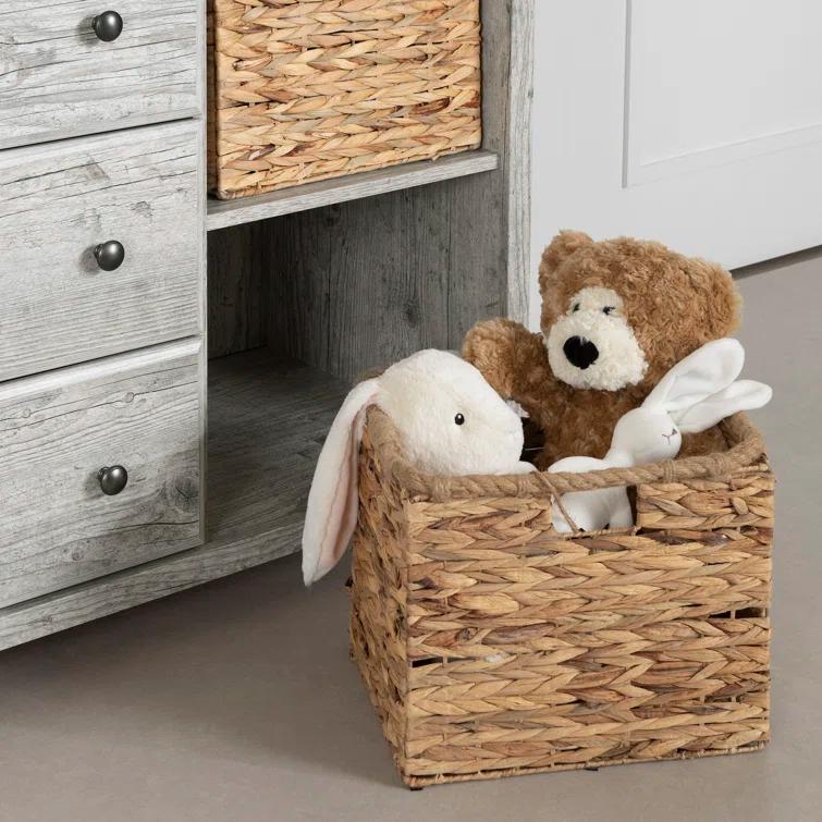 Cotton Candy 3-Drawer Dresser with Storage Baskets