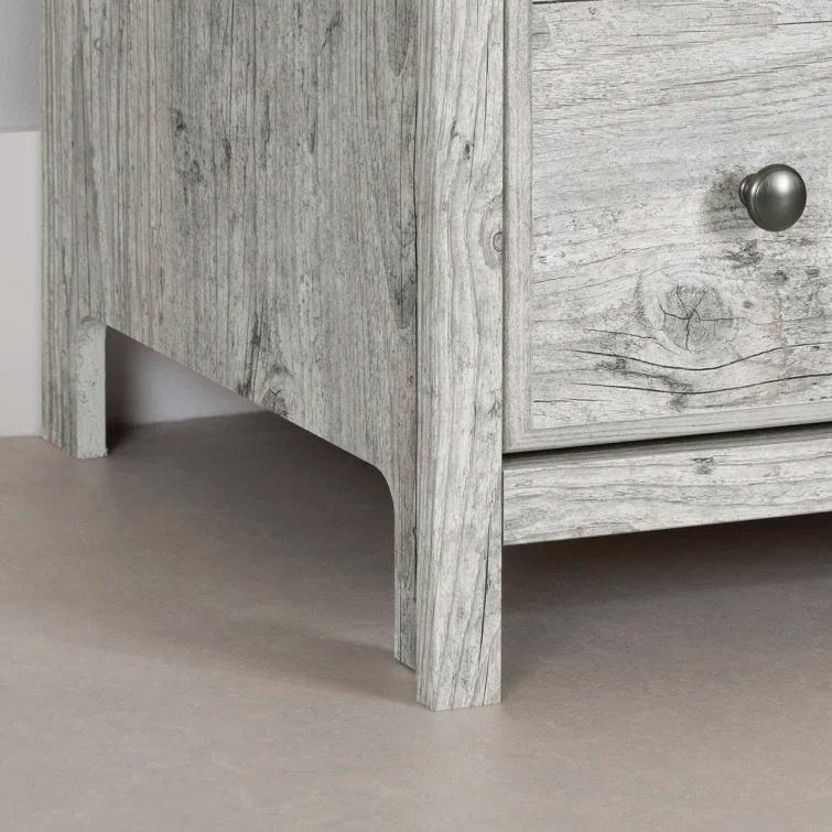 Cotton Candy 3-Drawer Dresser with Storage Baskets