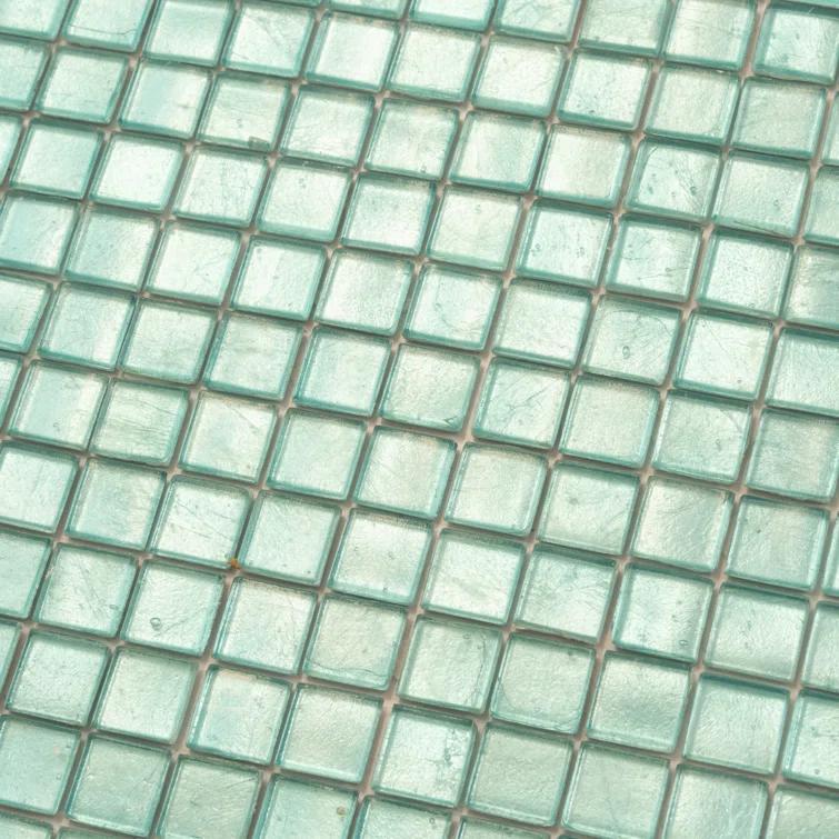 Skosh 0.6" x 0.6" Glass Grid Mosaic Wall & Floor Tile