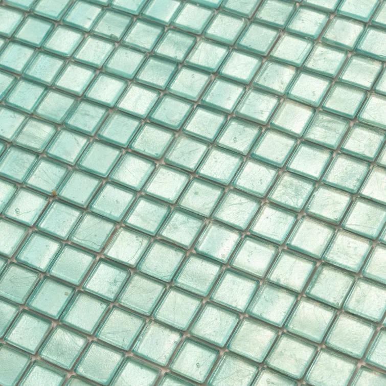 Skosh 0.6" x 0.6" Glass Grid Mosaic Wall & Floor Tile