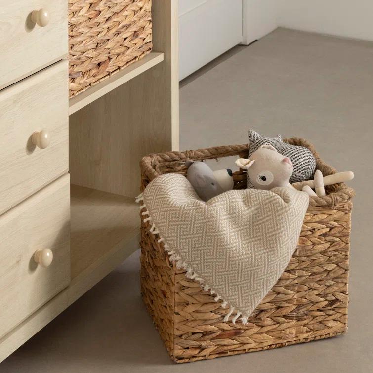 Cotton Candy 3-Drawer Dresser with Storage Baskets