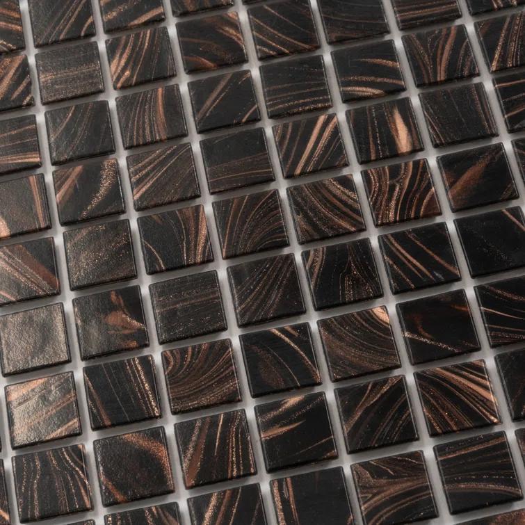 Celestial 0.8" x 0.8" Glass Grid Mosaic Wall & Floor Tile