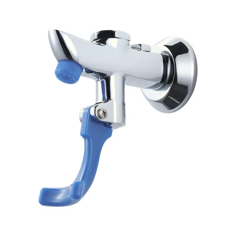 ARCORA Brass Commercial Wall Mounted Pot Filler Faucet, Push-Back Water Bottle Filling Station Female Inlet AR42033C-F