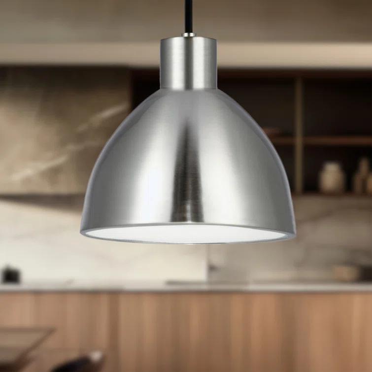 1 - Light Black LED Single Pendant