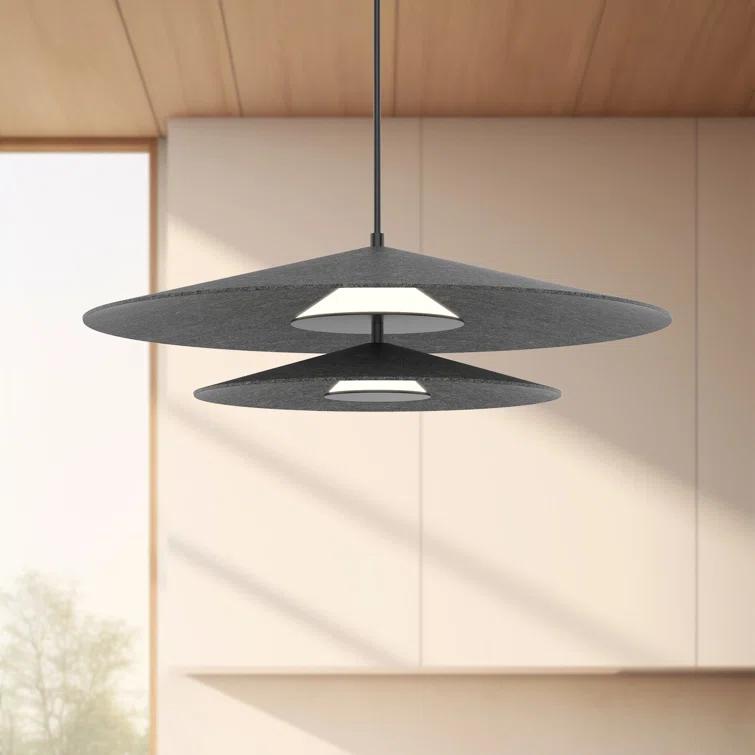 Kuzco Lighting Cruz - Light Pendant ,  Black/White