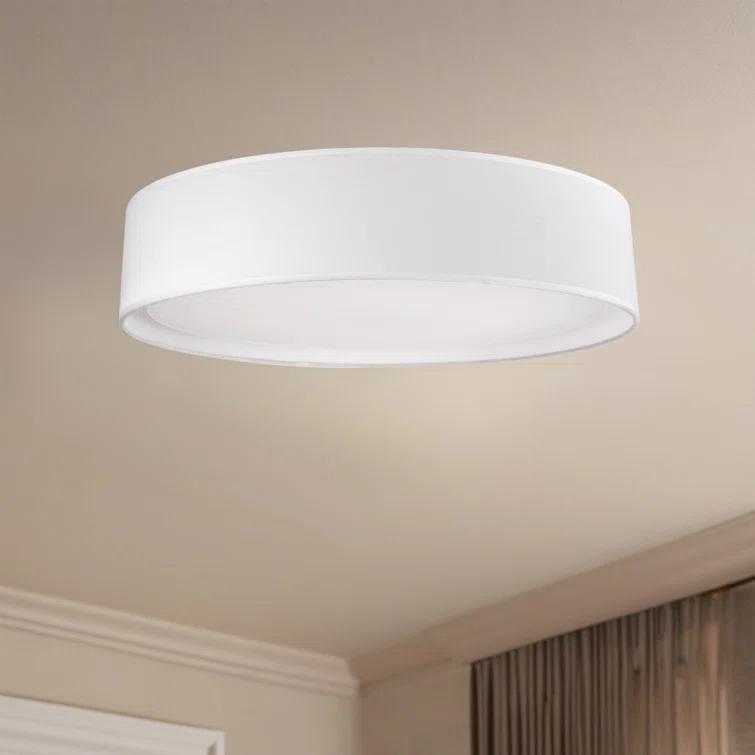 Dalton Fabric LED Flush Mount