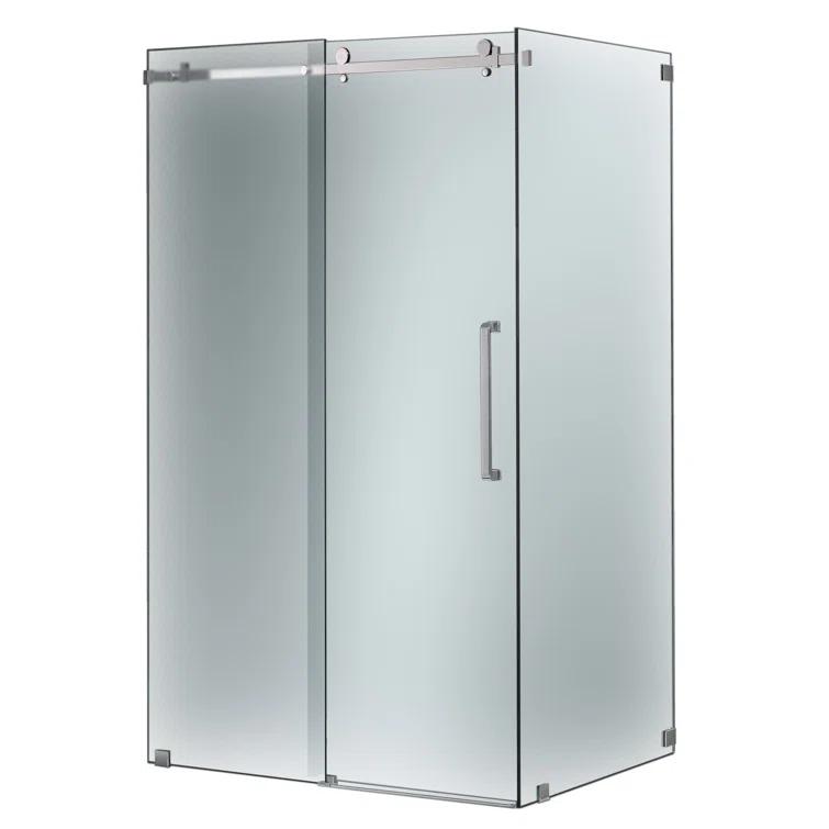 Moselle 48" x 75" Rectangle Sliding Shower Enclosure