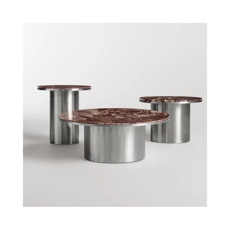 Plateau Marble Top End Table