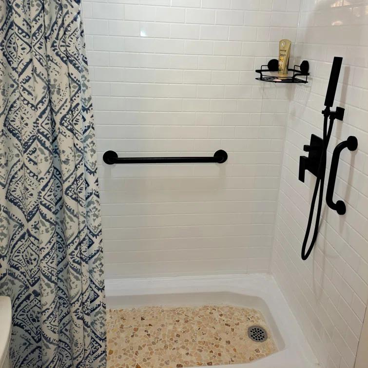Subway Tile - Mirroflex - Tub and Shower Wall Panel - Gloss White