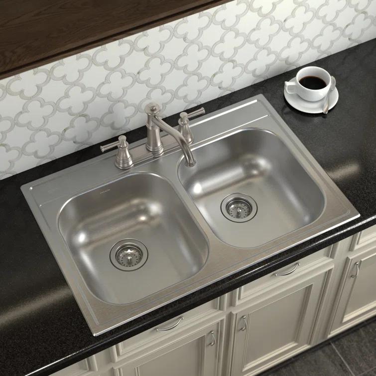 Belfield Double Handle Kitchen Faucet