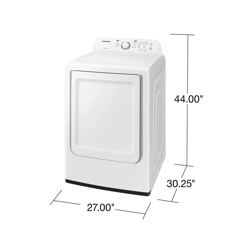 Samsung 7.2 cu. ft. Electric Dryer with Sensor Dry and 8 Drying Cycles