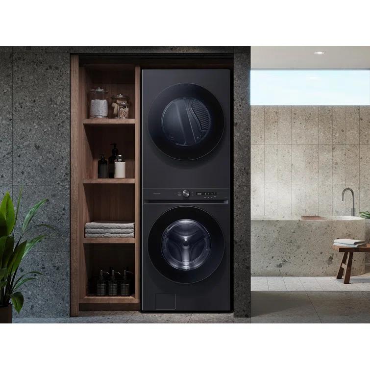 Samsung Samsung Bespoke AI Laundry Hub 4.6 cu. ft. Single Unit Washer and 7.6 cu. ft. Gas Dryer WH46DBH500GVA3