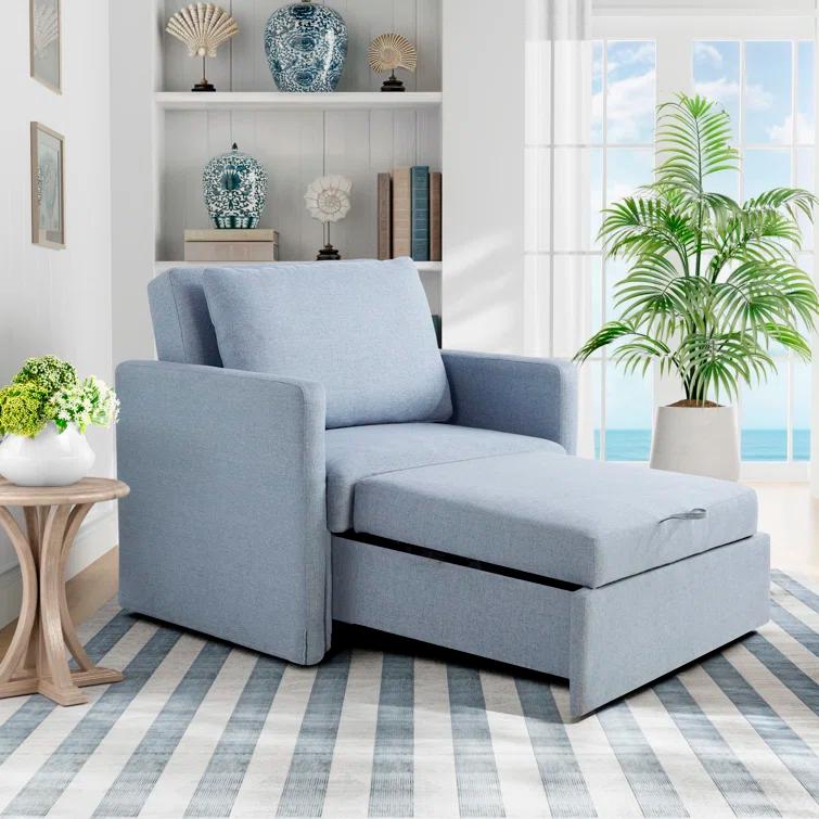 Serta Bonnie 39" Convertible Sleeper Accent Chair