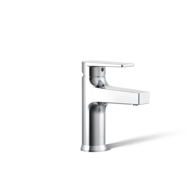 Kohler Taut Single-Handle Bathroom Faucet with Pop-Up Drain Assembly, One Hole Bathroom Sink Faucet, 1.2 gpm