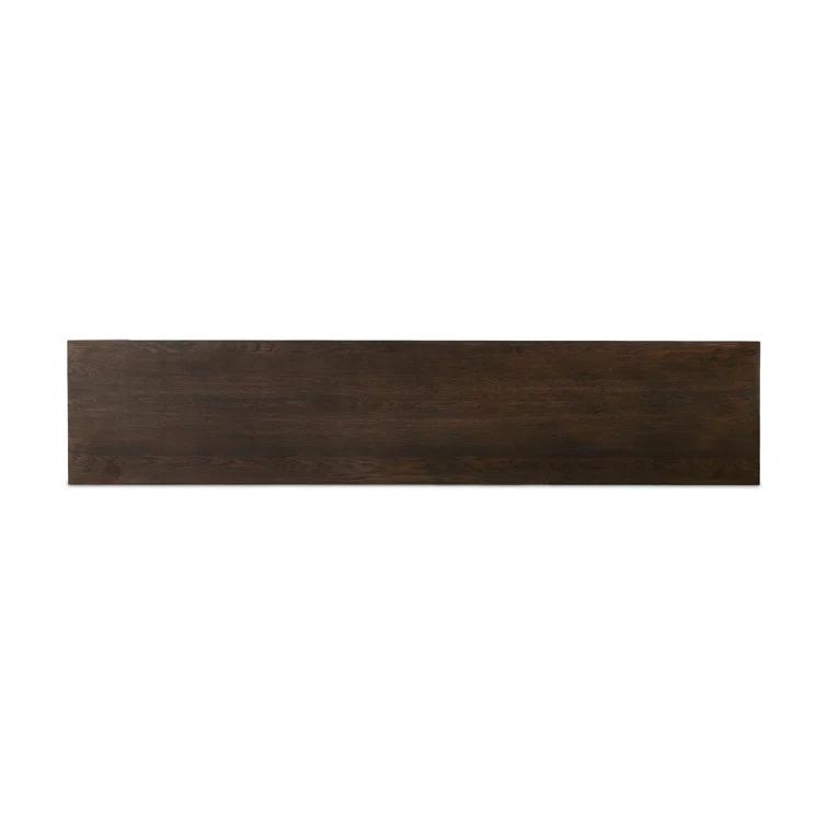 Arlington Espresso Oak and Iron 96" Sideboard