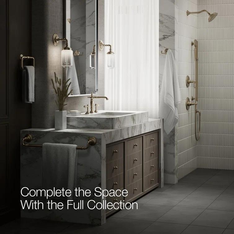 Artifacts® Widespread Bathroom Faucet with Drain Assembly