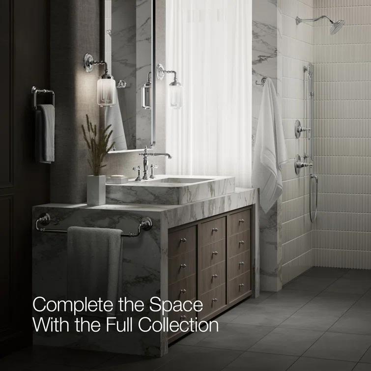 Artifacts® Widespread Bathroom Faucet with Drain Assembly