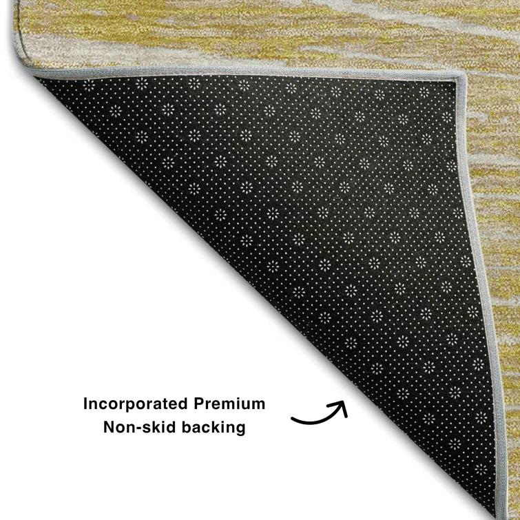 Cerrito Area Rug with Non-Slip Backing