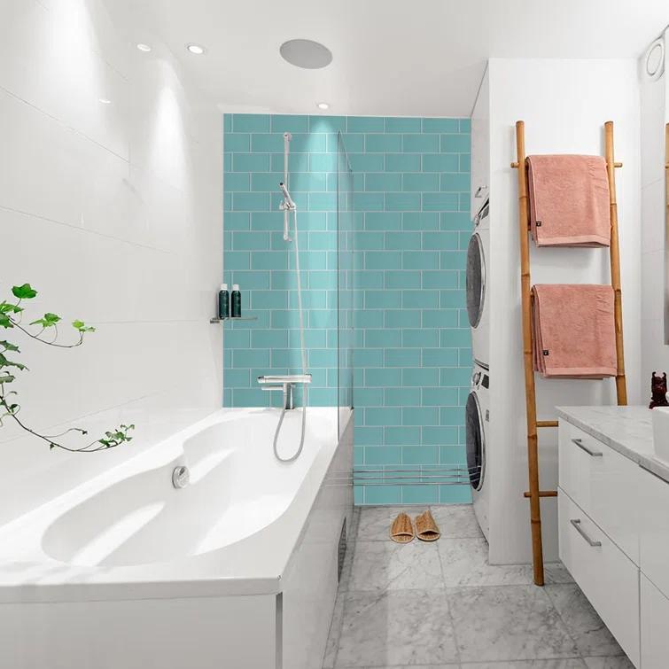 Premium 3" x 6" Straight Edge Glass Mosaic Subway Tile