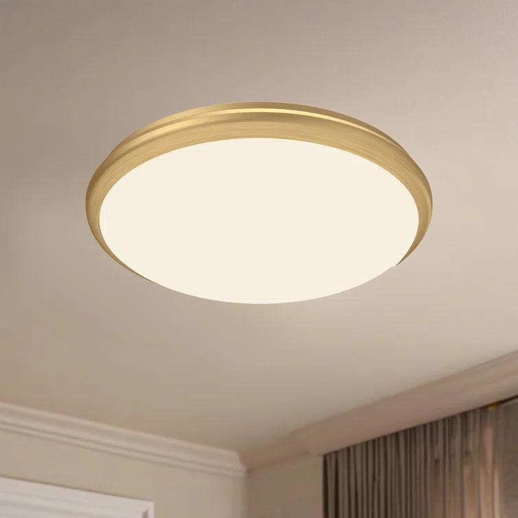 Malta Glass LED Flush Mount