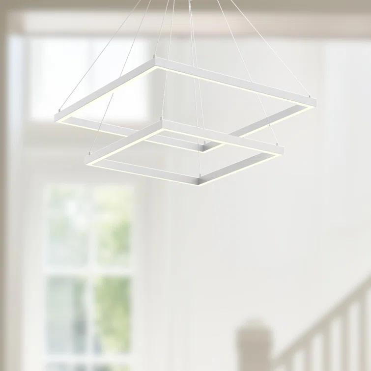 Kuzco Lighting Piazza 2 - Light Dimmable LED Geometric Chandelier