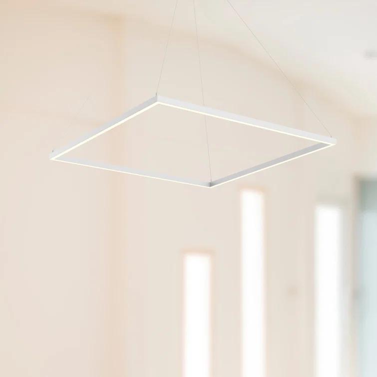 Piazza Dimmable LED Square / Rectangle Chandelier
