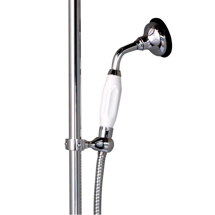 Exposed Thermostatic Shower System 36" Wall Mounted with 1.75 GPM Handshower and Lever/Cross Handles