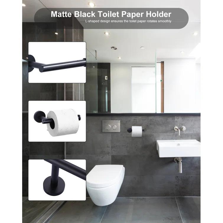 ARCORA AR5210163B 3-Piece Bath Hardware Set With Mounting Hardware With Towel Ring, Towel Hook And Toilet Paper Holder In