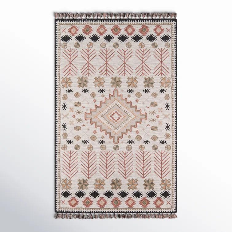 Momeni Tahoe Wool Hand Tufted Multi Area Rug 5' X 8'