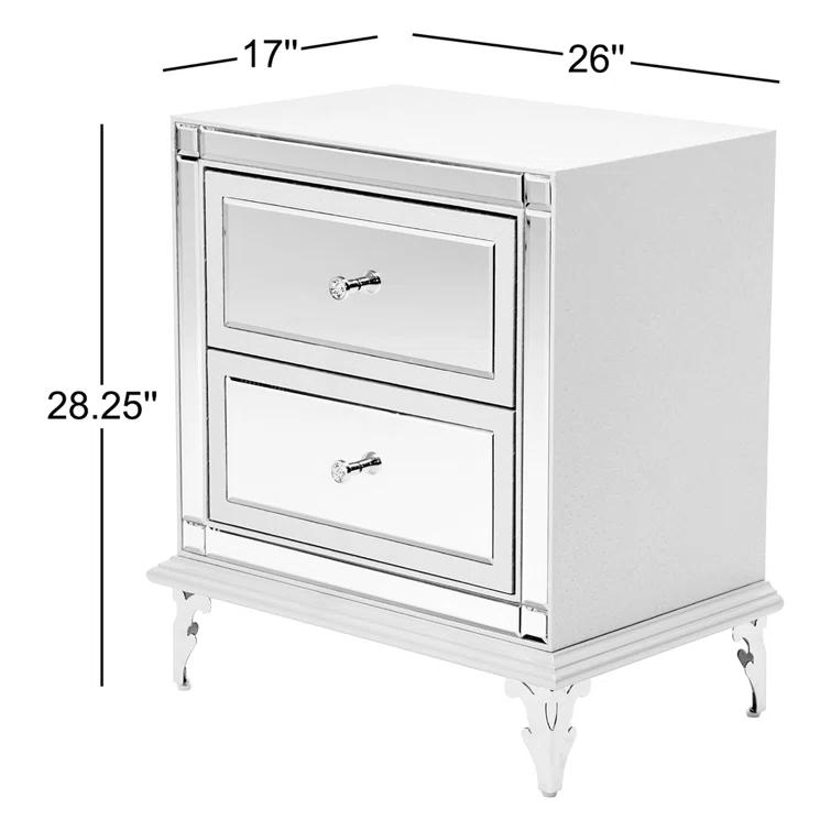 Hollywood Loft Upholstered Nightstand