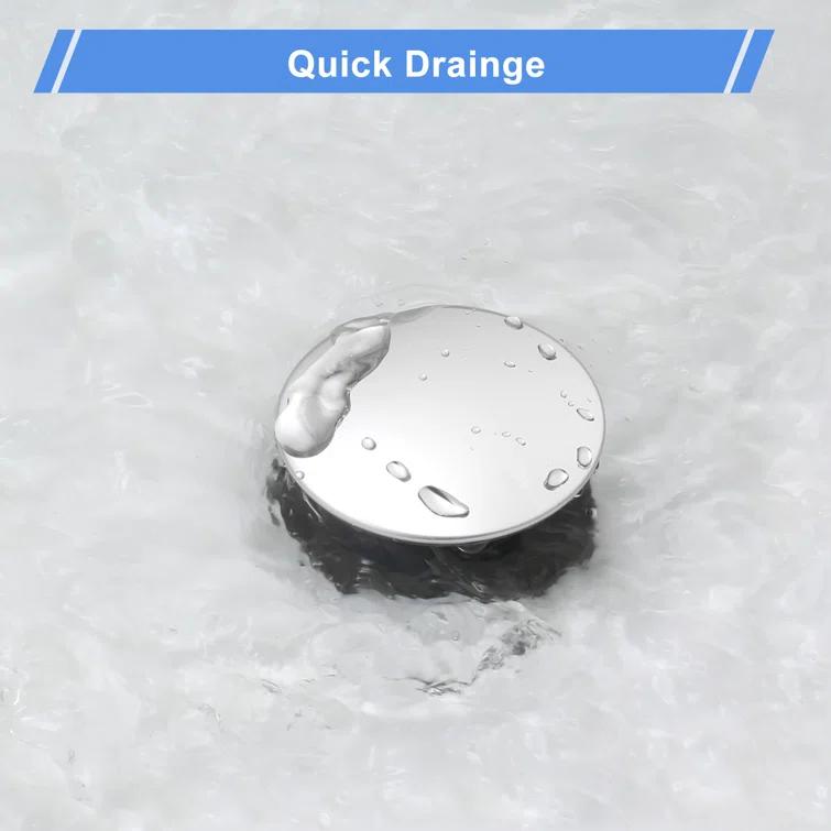 Pop-Up Bathroom Sink Drain with Overflow( 2Pack)
