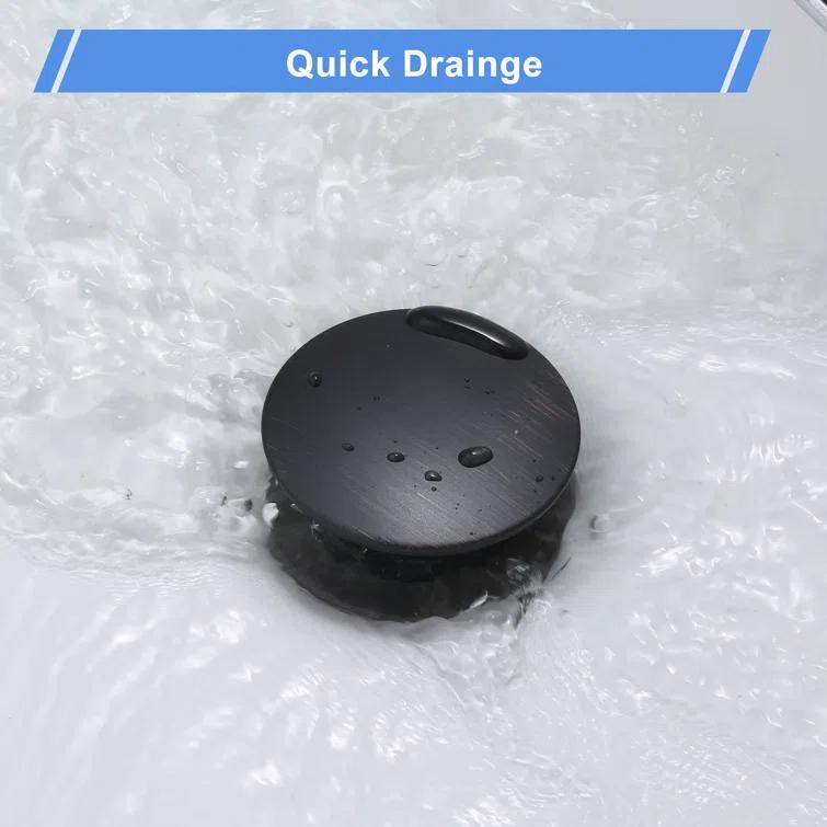 Pop-Up Bathroom Sink Drain with Overflow( 2Pack)