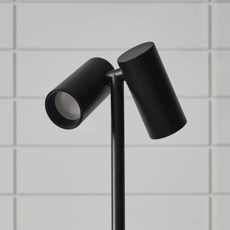 Black Adjustable Cordless Outdoor LED Table Lamp