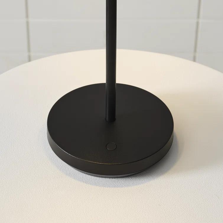 Black Adjustable Cordless Outdoor LED Table Lamp