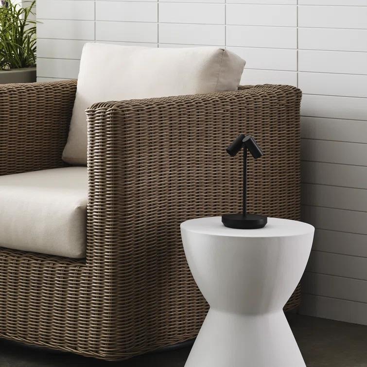 Black Adjustable Cordless Outdoor LED Table Lamp