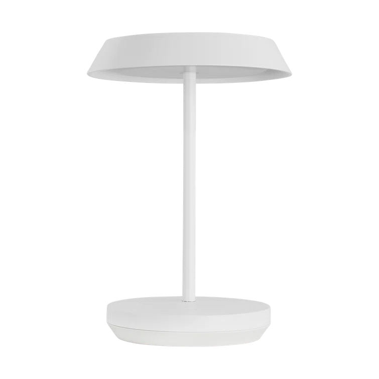 Matte White Cordless Outdoor Rechargeable LED Table Lamp