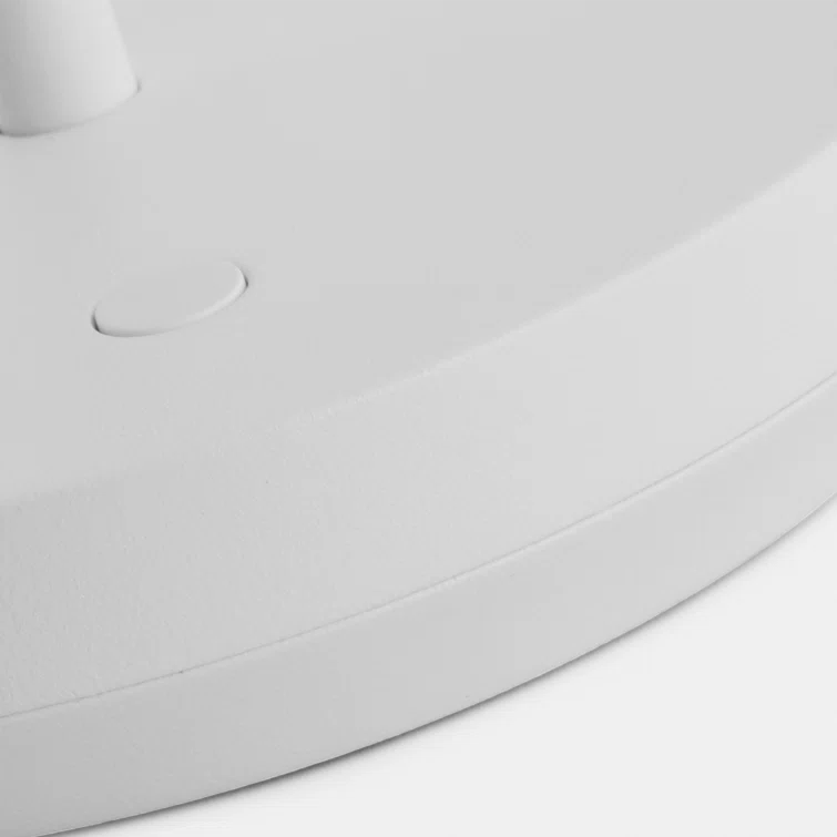 Matte White Cordless Outdoor Rechargeable LED Table Lamp