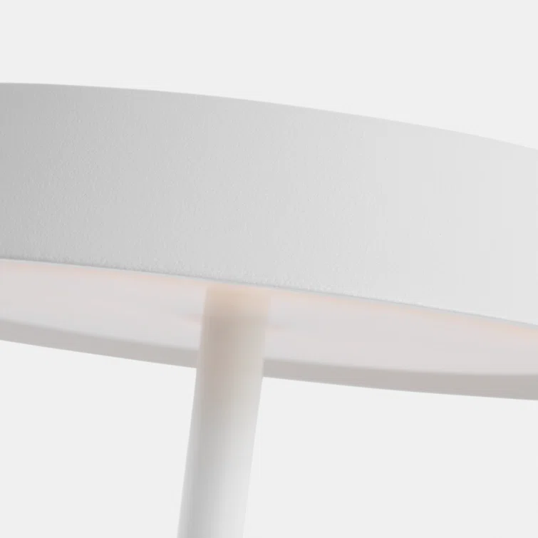 Matte White Cordless Outdoor Rechargeable LED Table Lamp