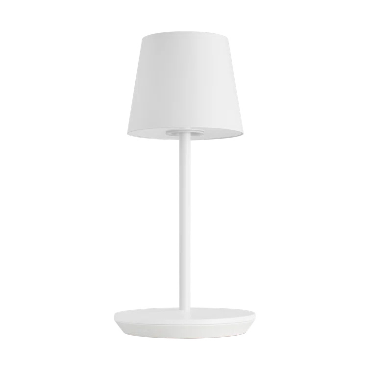 Matte White Rechargeable LED Table Lamp with 3-Way Switch