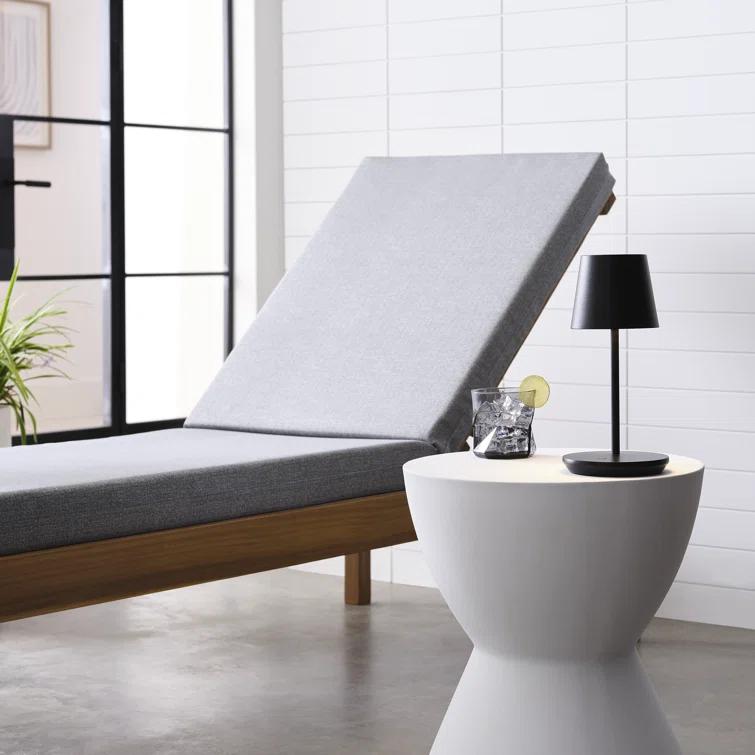 Black Rechargeable LED Outdoor Table Lamp with 3-Way Switch