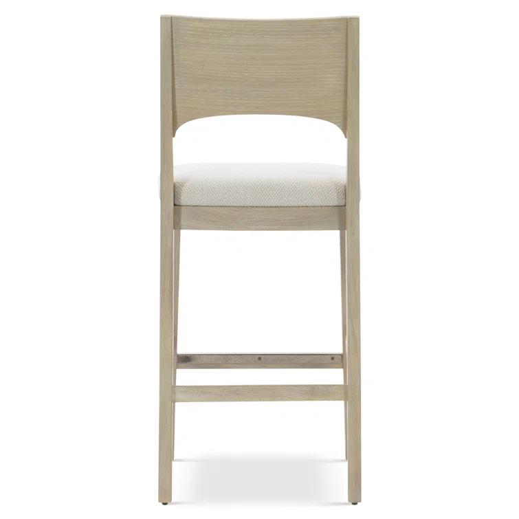 Bernhardt Solaria Upholstered Counter Stool with Solid Wood Frame