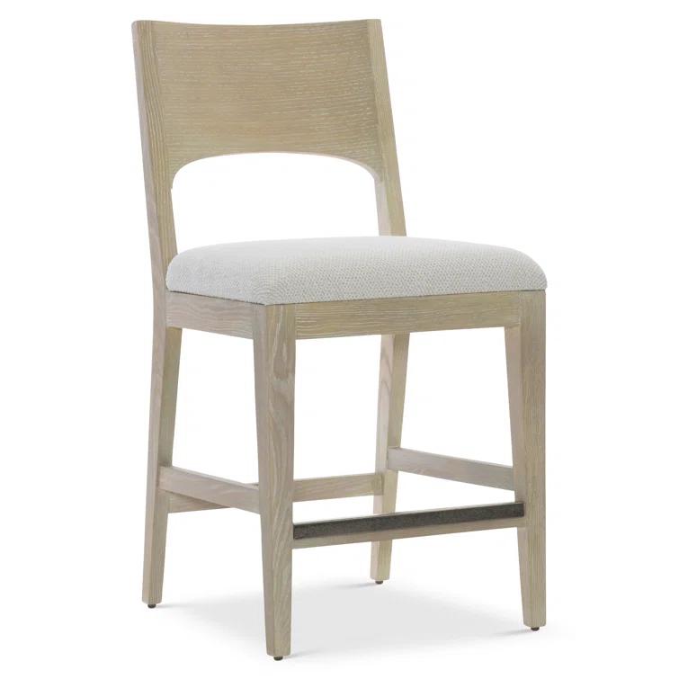 Bernhardt Solaria Upholstered Counter Stool with Solid Wood Frame