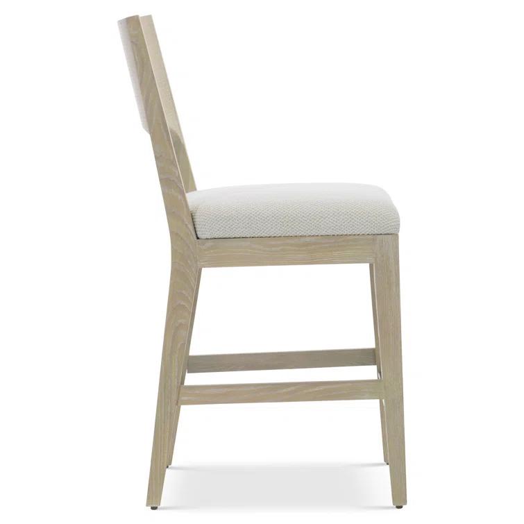 Bernhardt Solaria Upholstered Counter Stool with Solid Wood Frame
