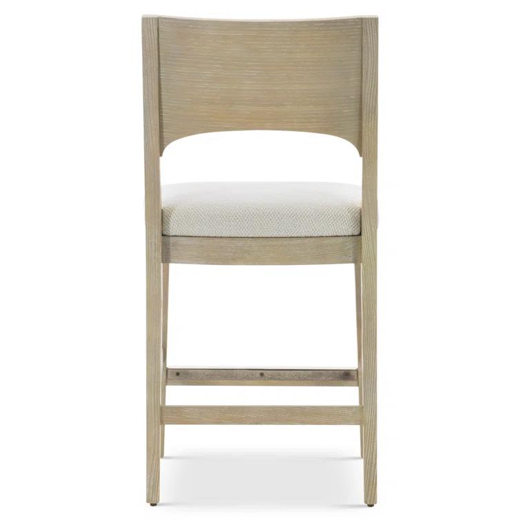 Bernhardt Solaria Upholstered Counter Stool with Solid Wood Frame