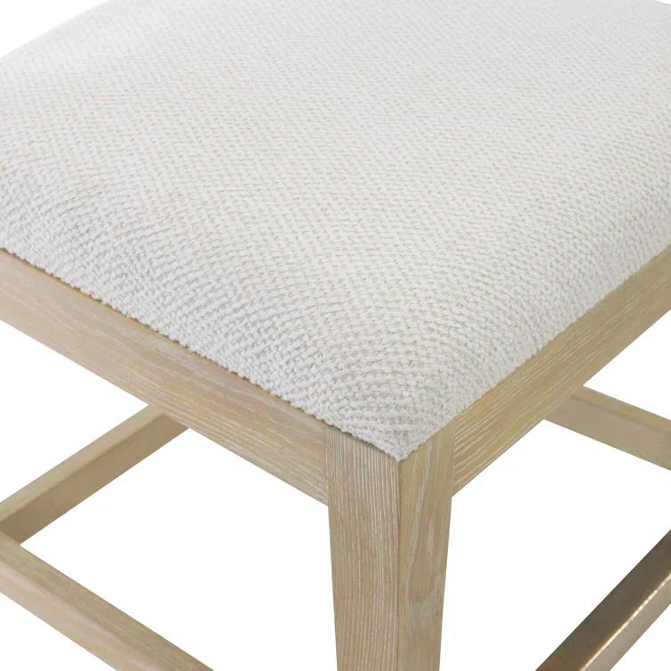 Bernhardt Solaria Upholstered Counter Stool with Solid Wood Frame