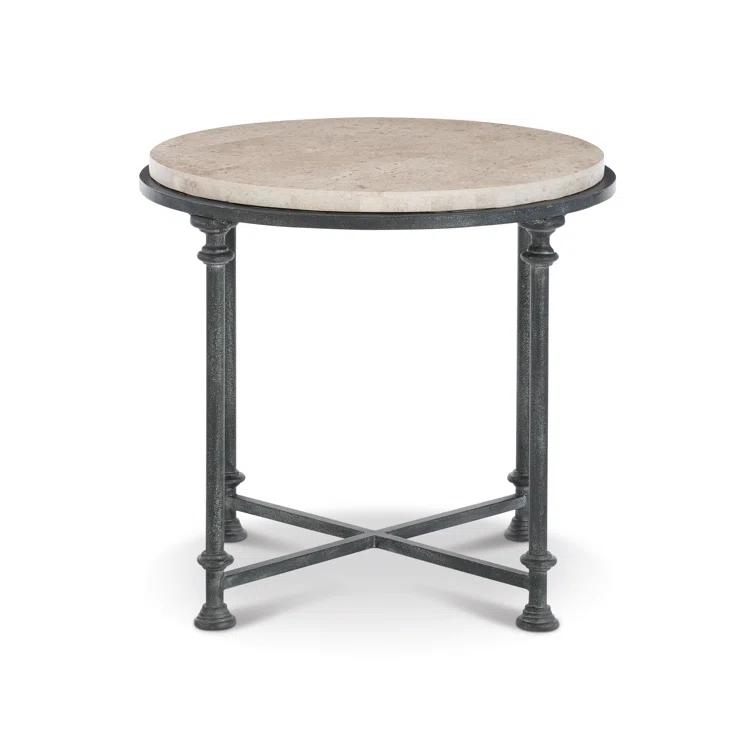Bernhardt Galesbury Stone Top End Table