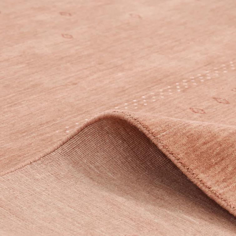 Cyrena Hand-Loomed Wool Rug - Peach / 9' x 12'