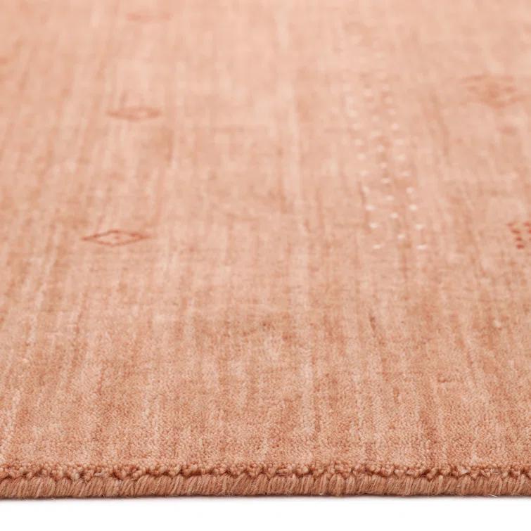 Cyrena Hand-Loomed Wool Rug - Peach / 9' x 12'