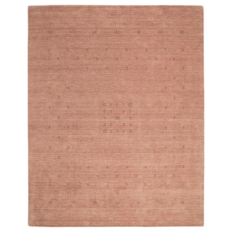 Cyrena Hand-Loomed Wool Rug - Peach / 9' x 12'